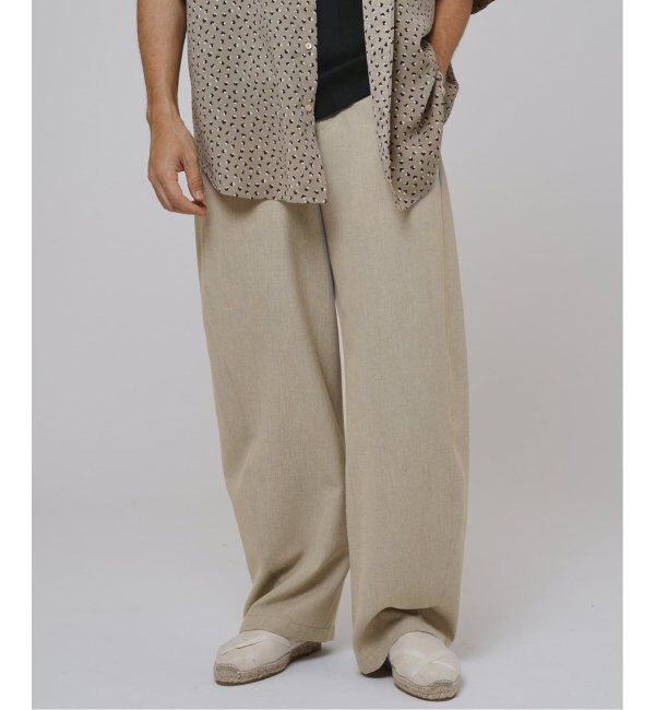 EDIFICE「《追加》3D フィット イージーパンツ(DRY PE)」|スラックス|