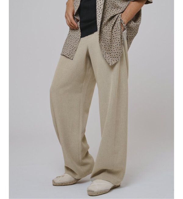 EDIFICE「《追加》3D フィット イージーパンツ(DRY PE)」|スラックス|