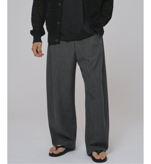 EDIFICE「《追加》3D フィット イージーパンツ(DRY PE)」|スラックス|グレー