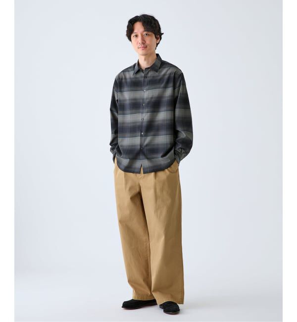 EDIFICE「ウール チェック レギュラー シャツ」|シャツ・ブラウス|