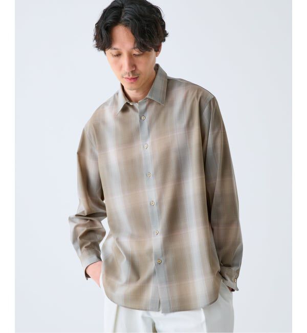 EDIFICE「ウール チェック レギュラー シャツ」|シャツ・ブラウス|