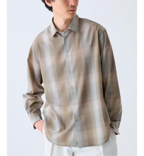EDIFICE「ウール チェック レギュラー シャツ」|シャツ・ブラウス|