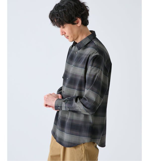 EDIFICE「ウール チェック レギュラー シャツ」|シャツ・ブラウス|