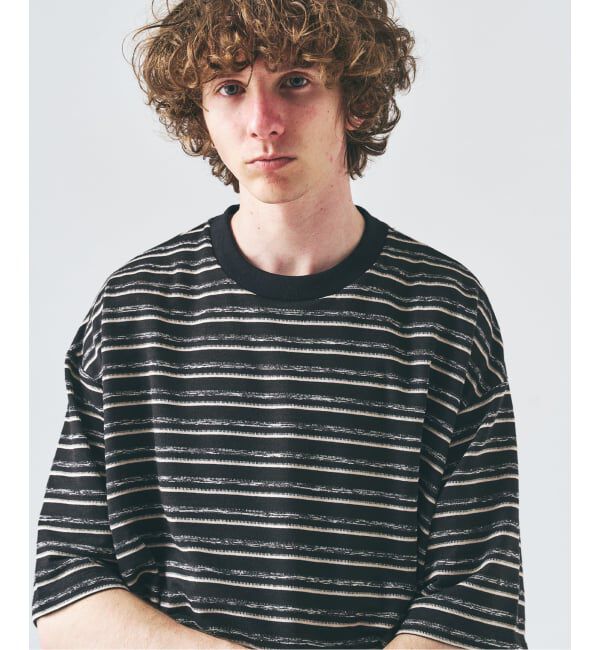 417 EDIFICE「メランジ ボーダーTシャツ」|Tシャツ・カットソー|