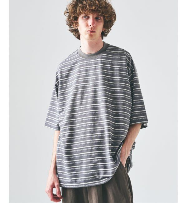 417 EDIFICE「メランジ ボーダーTシャツ」|Tシャツ・カットソー|