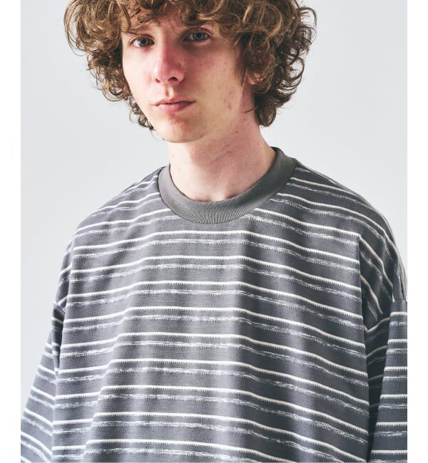 417 EDIFICE「メランジ ボーダーTシャツ」|Tシャツ・カットソー|