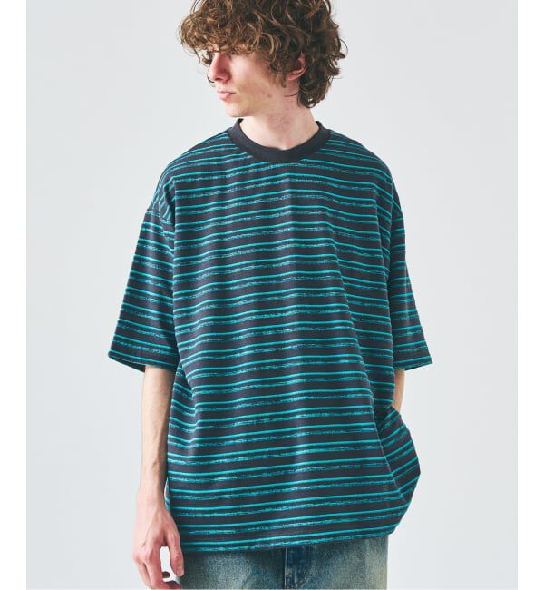 417 EDIFICE「メランジ ボーダーTシャツ」|Tシャツ・カットソー|