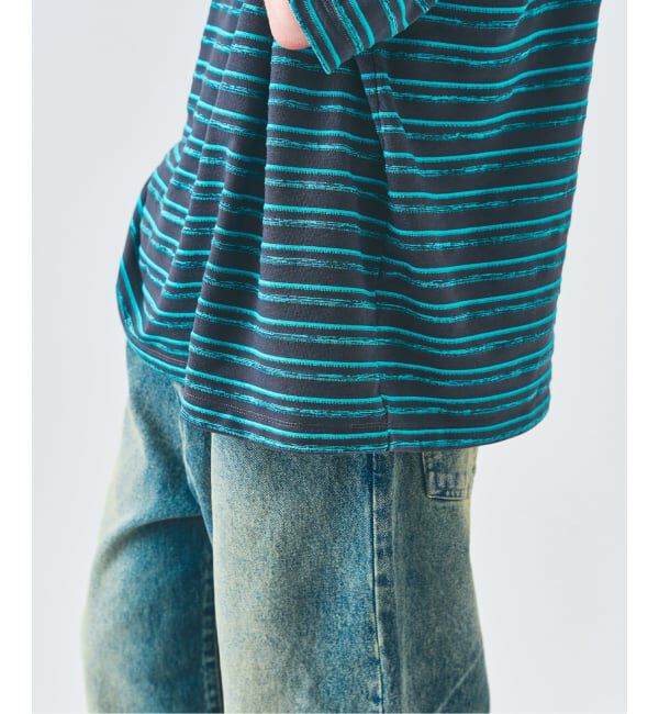 417 EDIFICE「メランジ ボーダーTシャツ」|Tシャツ・カットソー|