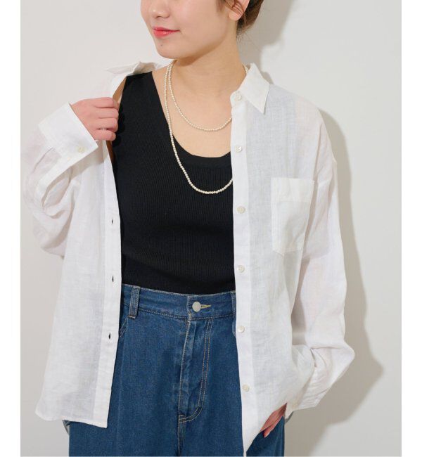 JOURNAL STANDARD relume「Vis/Polyクルーネックリブタンクトップ」|タンクトップ|