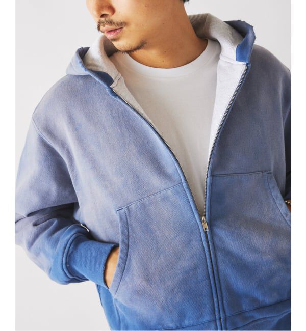 JOURNAL STANDARD relume「ダブルフェイス ワッフル ジップパーカー」|パーカー|