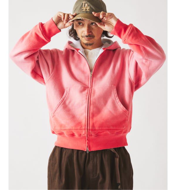 JOURNAL STANDARD relume「ダブルフェイス ワッフル ジップパーカー」|パーカー|