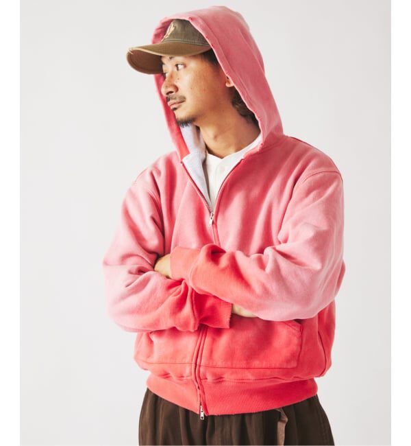 JOURNAL STANDARD relume「ダブルフェイス ワッフル ジップパーカー」|パーカー|