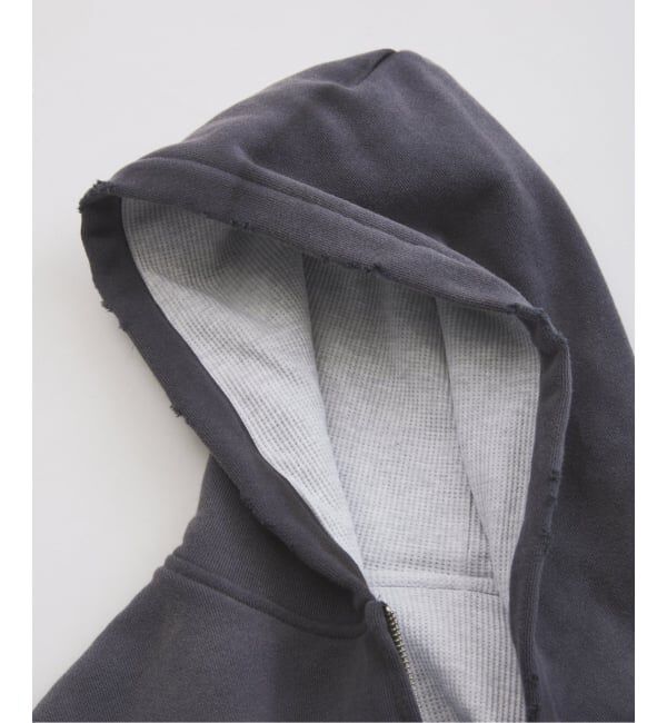 JOURNAL STANDARD relume「ダブルフェイス ワッフル ジップパーカー」|パーカー|