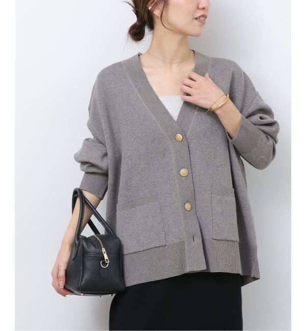 JOURNAL STANDARD relume「《追加3 / 新色》コットンカシミヤミックスダブルニットVネックカーディガン」|カーディガン|