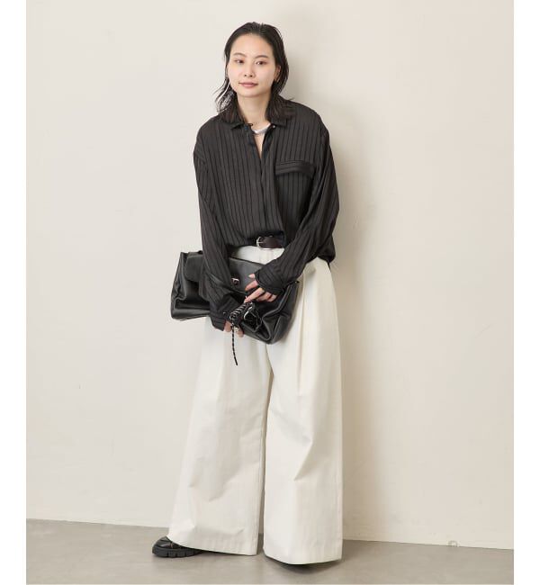 JOURNAL STANDARD「【ARCHIVE STANCE/アーカイブスタンス】Satin Stripe Dolman Shirt」|シャツ・ブラウス|