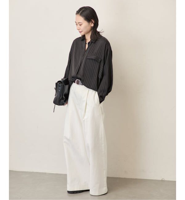 JOURNAL STANDARD「【ARCHIVE STANCE/アーカイブスタンス】Satin Stripe Dolman Shirt」|シャツ・ブラウス|
