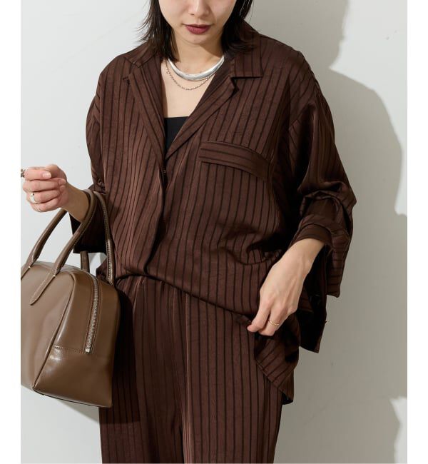 JOURNAL STANDARD「【ARCHIVE STANCE/アーカイブスタンス】Satin Stripe Dolman Shirt」|シャツ・ブラウス|