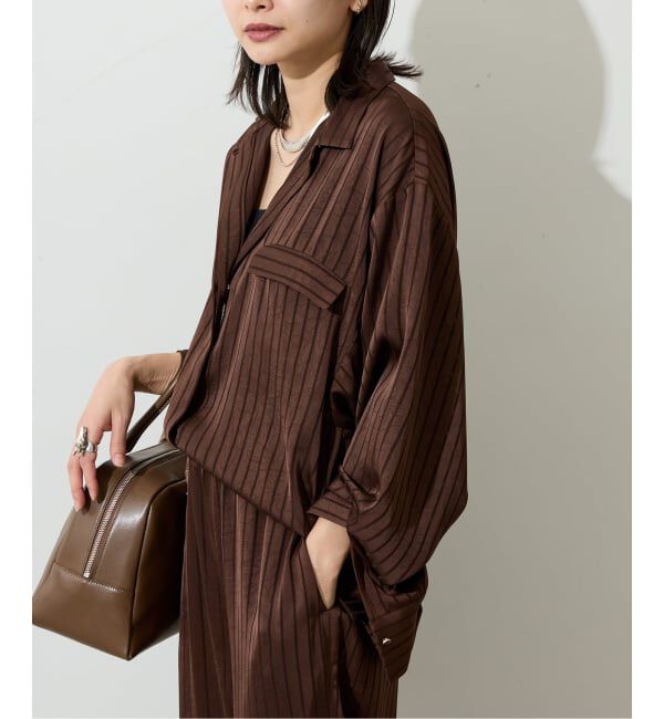 JOURNAL STANDARD「【ARCHIVE STANCE/アーカイブスタンス】Satin Stripe Dolman Shirt」|シャツ・ブラウス|