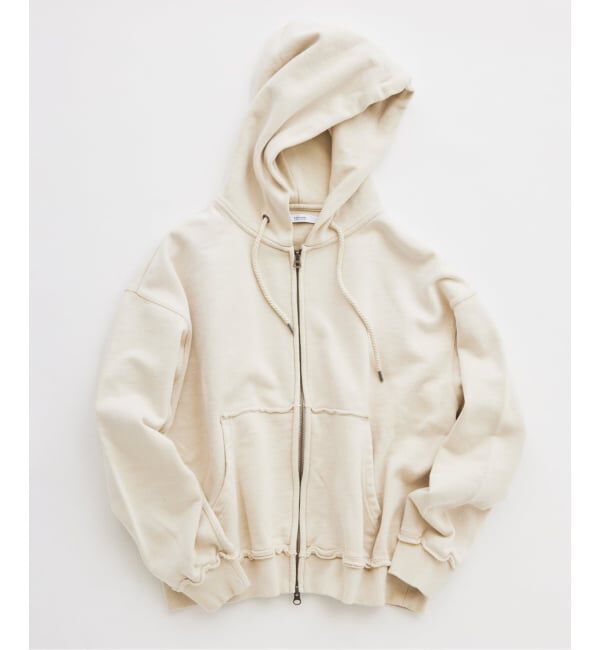 JOURNAL STANDARD relume「ラフカット ジップパーカー」|パーカー|ベージュ