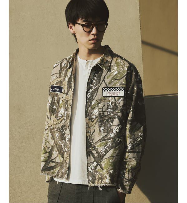 JOURNAL STANDARD「TRISECT2 / メカニック ファット 長袖 シャツ」|シャツ・ブラウス|グレーA