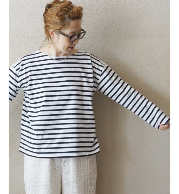 journal standard luxe「【M.B.L】L/SL DROP SHOULDER BASQUE SHIRT」|Tシャツ・カットソー|