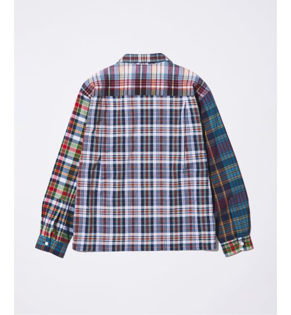 JOURNAL STANDARD「《予約》Niche. / ニッチ 別注 マドラスチェック オープンカラー シャツ」|シャツ・ブラウス|