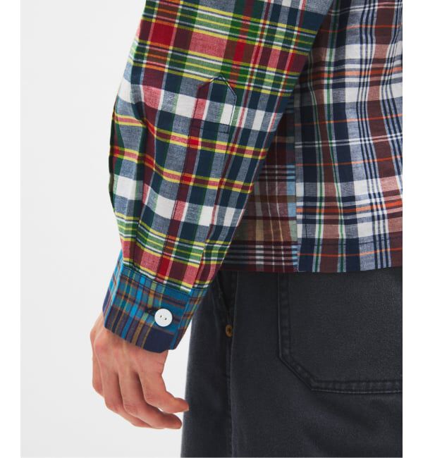 JOURNAL STANDARD「《予約》Niche. / ニッチ 別注 マドラスチェック オープンカラー シャツ」|シャツ・ブラウス|