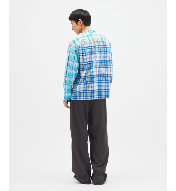 JOURNAL STANDARD「《予約》Niche. / ニッチ 別注 マドラスチェック オープンカラー シャツ」|シャツ・ブラウス|