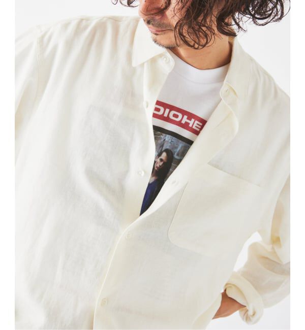 JOURNAL STANDARD relume「《予約》European Flax / ヨーロピアンフラックス リネン/レーヨン シャツ」|シャツ・ブラウス|