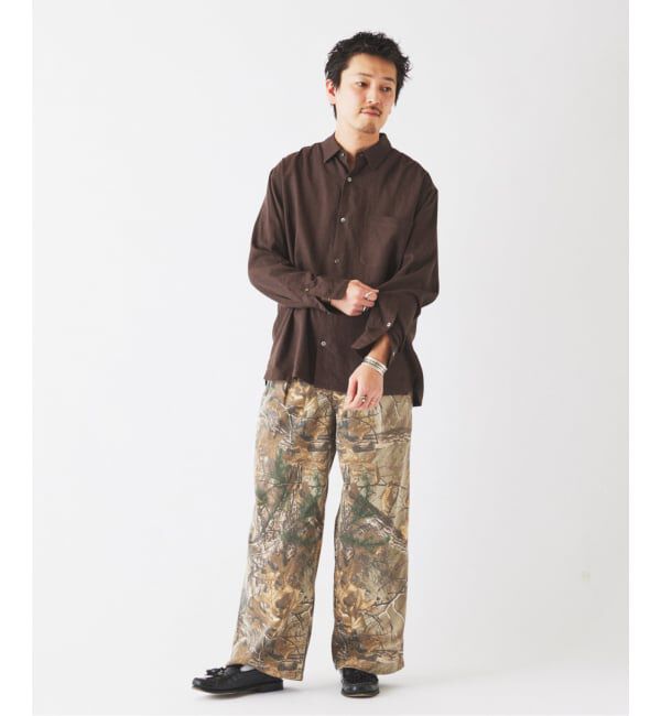 JOURNAL STANDARD relume「《予約》European Flax / ヨーロピアンフラックス リネン/レーヨン シャツ」|シャツ・ブラウス|