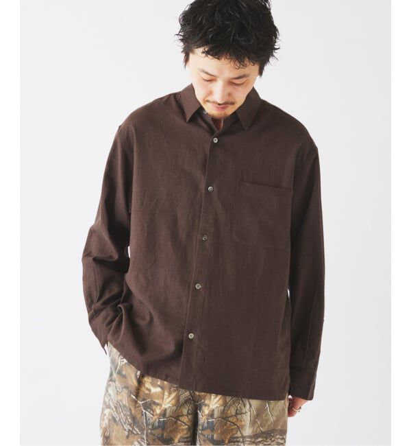 JOURNAL STANDARD relume「《予約》European Flax / ヨーロピアンフラックス リネン/レーヨン シャツ」|シャツ・ブラウス|