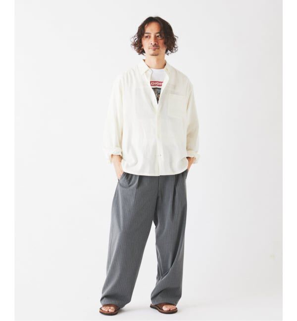 JOURNAL STANDARD relume「《予約》European Flax / ヨーロピアンフラックス リネン/レーヨン シャツ」|シャツ・ブラウス|