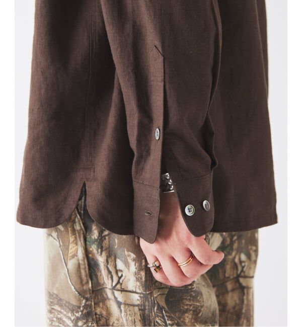 JOURNAL STANDARD relume「《予約》European Flax / ヨーロピアンフラックス リネン/レーヨン シャツ」|シャツ・ブラウス|