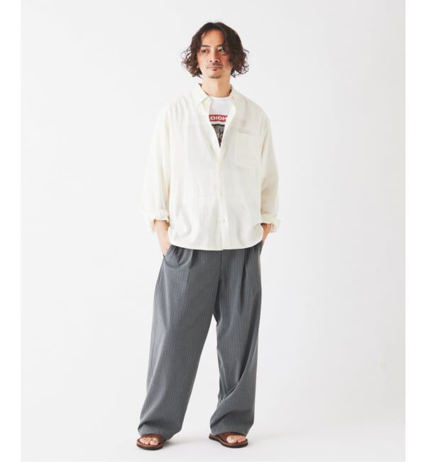 JOURNAL STANDARD relume「《予約》TRストライプ オーバーパンツ」|スラックス|