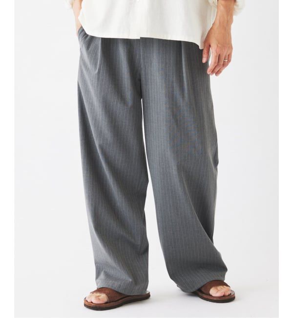 JOURNAL STANDARD relume「《予約》TRストライプ オーバーパンツ」|スラックス|