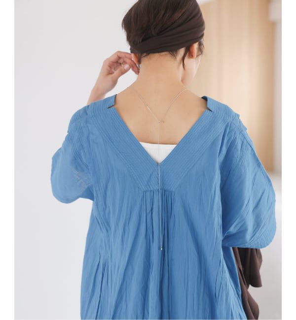 JOURNAL STANDARD relume「《追加予約 / 新色》コットンボイルクリンクルタックカフタンワンピース」|ワンピース|