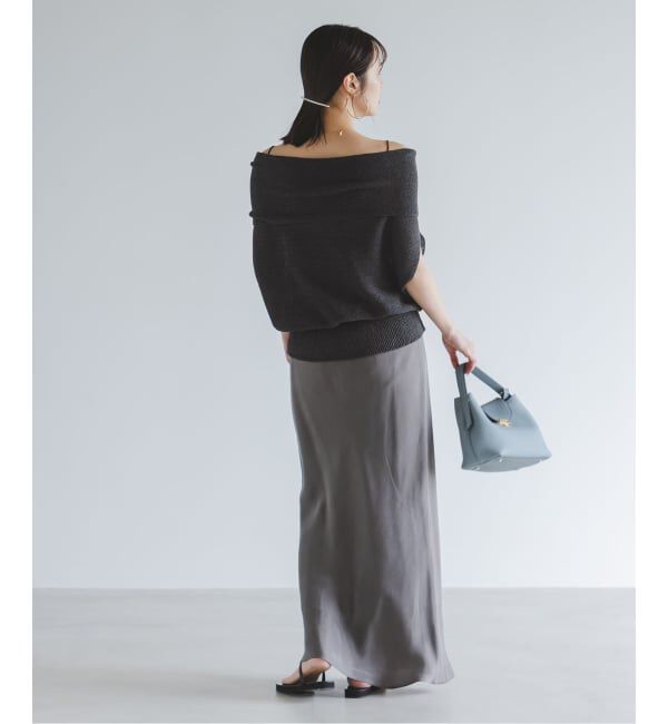 NOBLE「《予約》ニュアンスオフショルプルオーバー」|ニット・セーター|