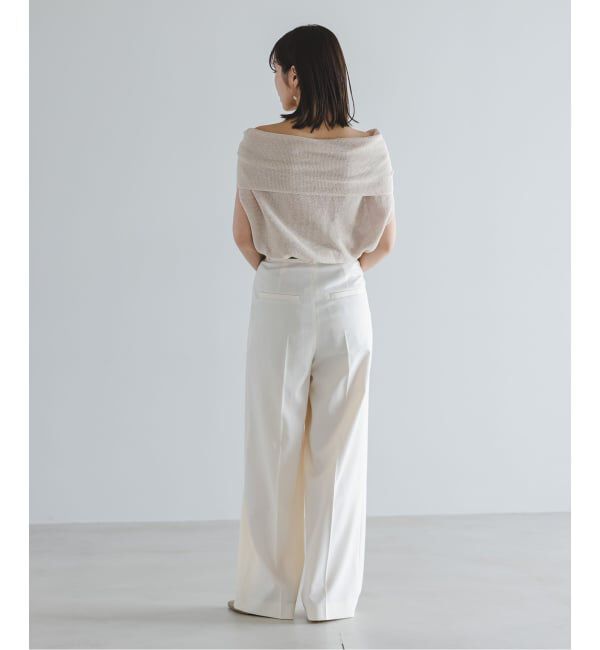 NOBLE「《予約》ニュアンスオフショルプルオーバー」|ニット・セーター|