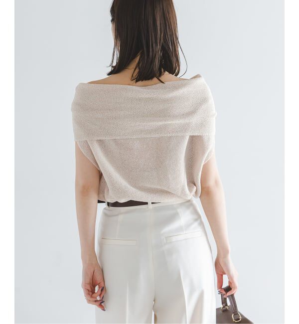 NOBLE「《予約》ニュアンスオフショルプルオーバー」|ニット・セーター|