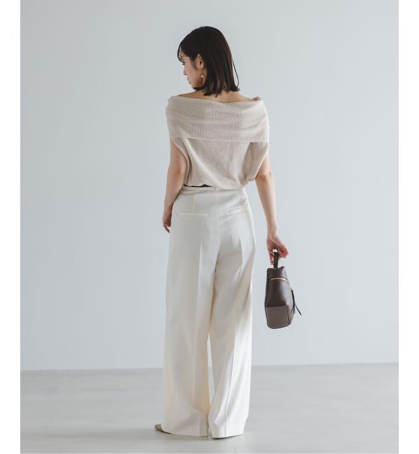 NOBLE「《予約》ニュアンスオフショルプルオーバー」|ニット・セーター|