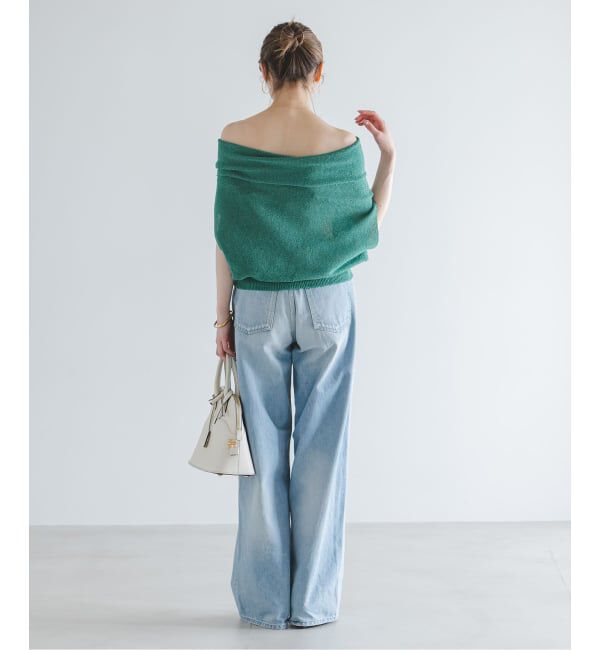 NOBLE「《予約》ニュアンスオフショルプルオーバー」|ニット・セーター|