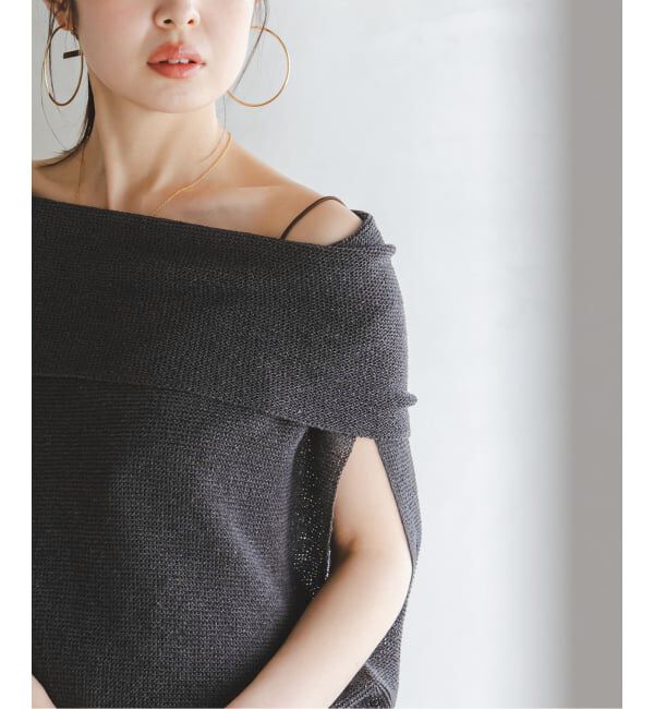 NOBLE「《予約》ニュアンスオフショルプルオーバー」|ニット・セーター|