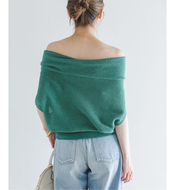 NOBLE「《予約》ニュアンスオフショルプルオーバー」|ニット・セーター|