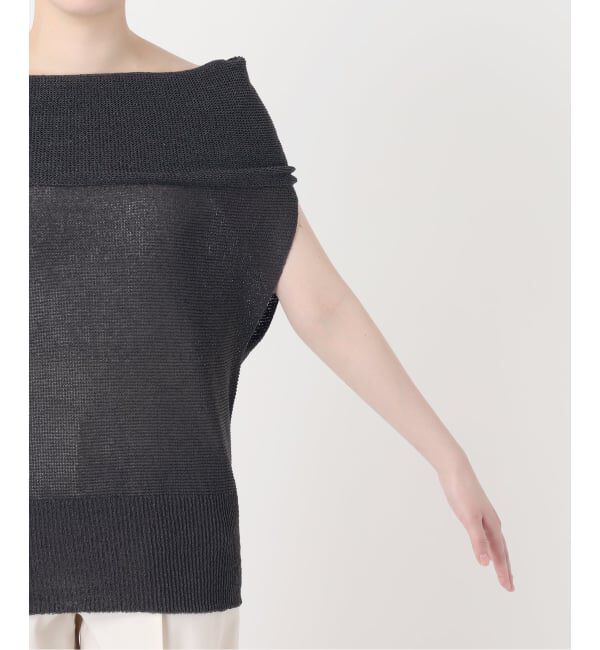 NOBLE「《予約》ニュアンスオフショルプルオーバー」|ニット・セーター|