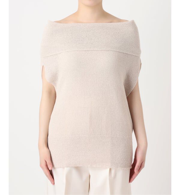 NOBLE「《予約》ニュアンスオフショルプルオーバー」|ニット・セーター|