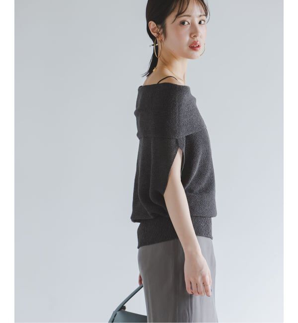 NOBLE「《予約》ニュアンスオフショルプルオーバー」|ニット・セーター|