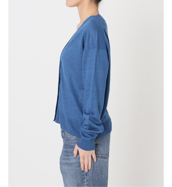 Spick and Span「《手洗い可 / 予約》リネン天竺カーディガン」|カーディガン|