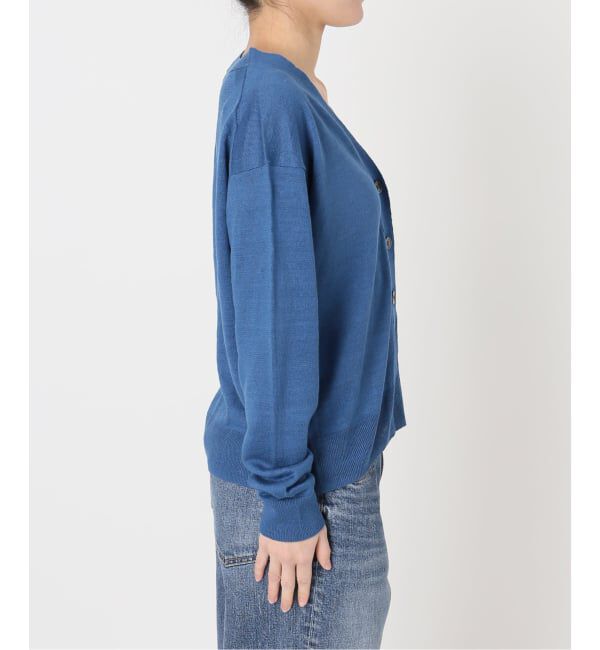 Spick and Span「《手洗い可 / 予約》リネン天竺カーディガン」|カーディガン|