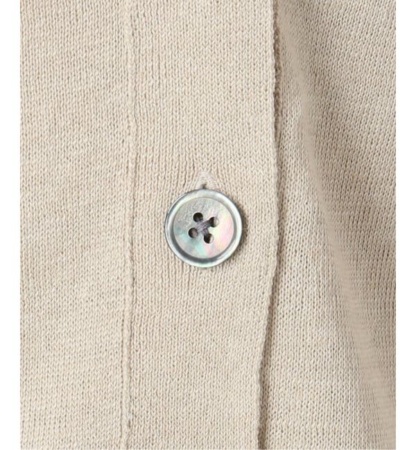 Spick and Span「《手洗い可 / 予約》リネン天竺カーディガン」|カーディガン|