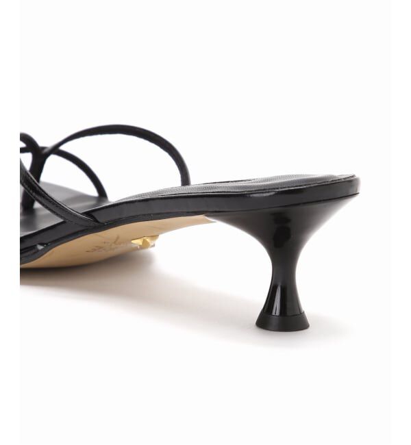 GRISE「《予約》GRISE4.5cmレザーナロートングミュールサンダル」|サンダル|